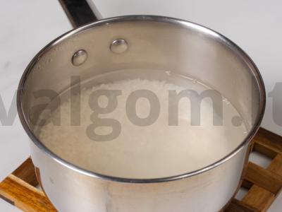 Spalvota ryžiai Žingsnis 1