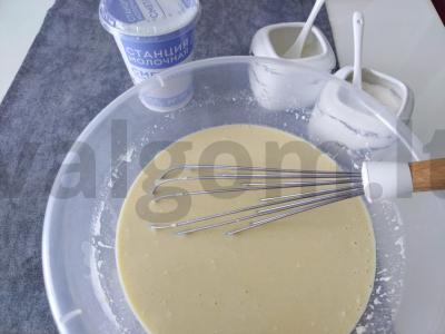 Švelnūs blynai iš išrūgų Žingsnis 2