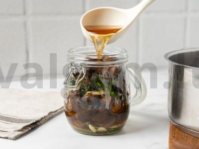 Marinuoti šitake grybai Žingsnis 7