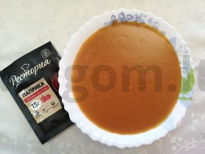 Pomidorų padažas su paprika ir juodaisiais pipirais Žingsnis 6