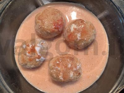 Sūrio ir pomidorų padažo kotletai orkaitėje Žingsnis 8