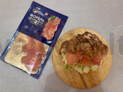 Kruasanas su upėtakiu ir skrambučiu pusryčiams Žingsnis 5