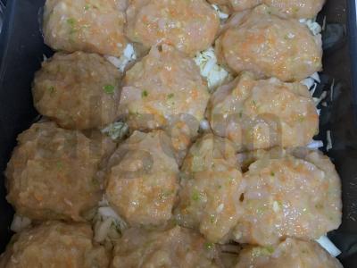 Vištienos krūtinėlė su daržovėmis ir žirniais Žingsnis 6