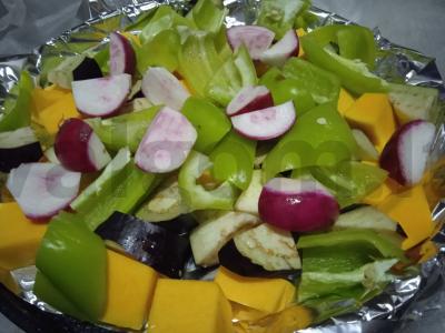 Kepti rudens daržovės su kurt sūriu Žingsnis 4