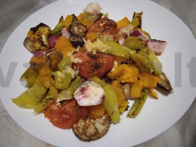 Kepti rudens daržovės su kurt sūriu Žingsnis 9