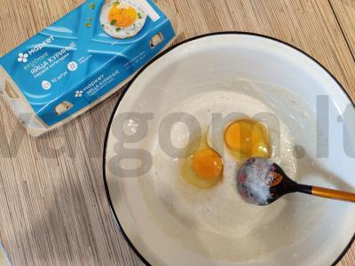 Vatrushkos su obuolių uogiene iš mielinės tešlos Žingsnis 6