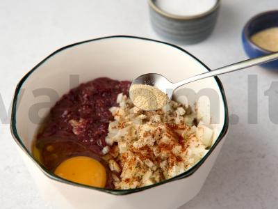 „Rastrėpkos“ iš vištienos kepenų Žingsnis 3