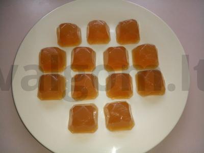 Obuolių sulčių želė marmeladas su cinamonu pagrindine nuotrauka