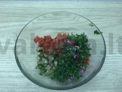 Brusketa su salsa ir stracciatella Žingsnis 3