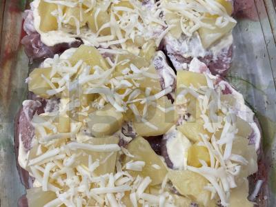 Koteliai su sūriu, ananasais ir prieskoniais Žingsnis 4