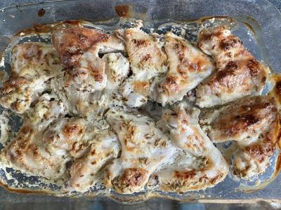 Vištienos sparneliai grietinėje Žingsnis 5