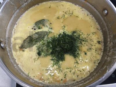 Žirnių sriuba su rūkyta mėsa Žingsnis 7