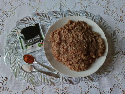 Vištienos skrandžių kotletai su paprika ir kiaušiniu Žingsnis 2