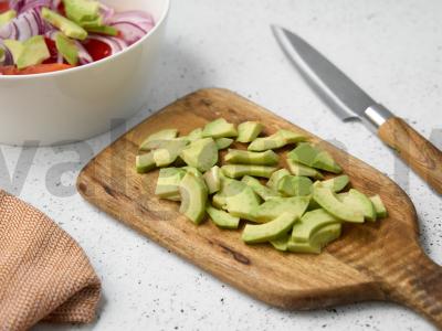 Salotas su tofu ir pomidorais Žingsnis 5