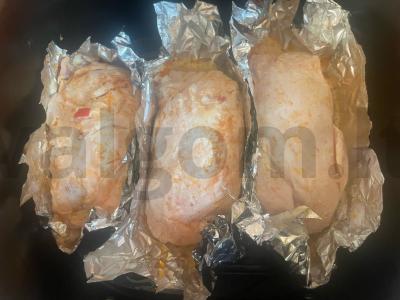 PP ritinėliai iš vištienos krūtinėlės Žingsnis 6