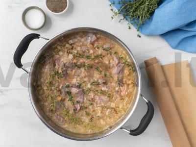 Pyragas su troškinta jautiena ir alumi Žingsnis 6