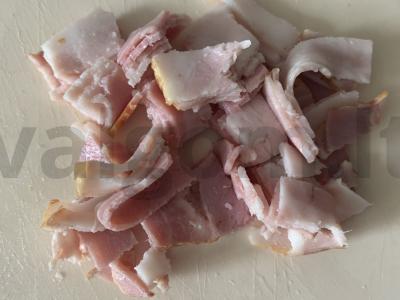 Spagečiai su kiaulienos šonine Žingsnis 2