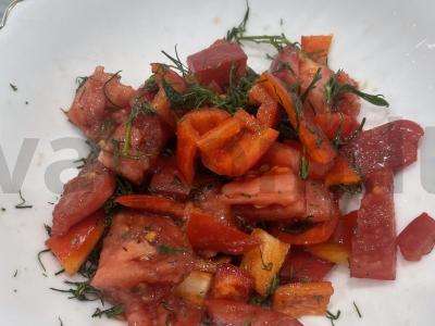 Daržovių salotas „Norset“ Žingsnis 5