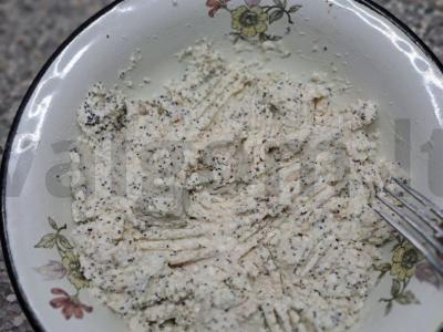 Sūrio blynai su cinamonu Žingsnis 6