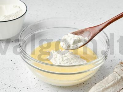 Atviri pyragėliai „Sklandrausis“ Žingsnis 4