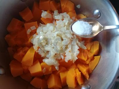 Vegetariškas moliūgų sriuba Žingsnis 5