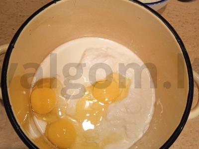 Blynai su faršu arba tingūs belyašai Žingsnis 7