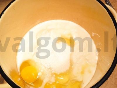 Blynai su faršu arba tingūs belyašai Žingsnis 8