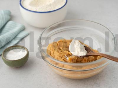 Žemės riešutų sviesto sausainiai Žingsnis 4