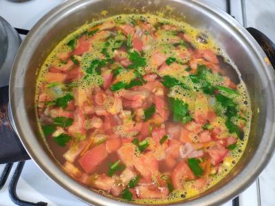 Vasaros pomidorų sriuba Žingsnis 5