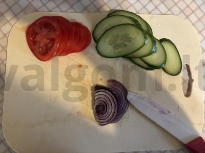 Greiti burgeriai su kotletais Žingsnis 3