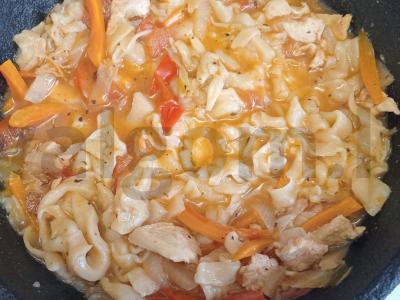 Laghman su vištiena Žingsnis 17