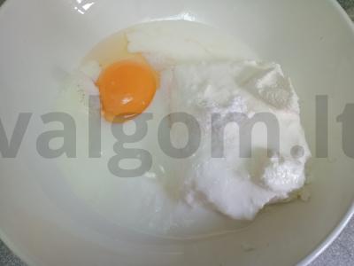 Varškės bandelės Žingsnis 2