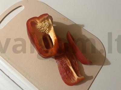 Daržovių salotas „Galvos svaigimo traškumas“ Žingsnis 2