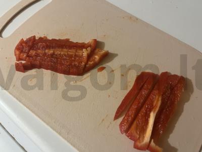 Daržovių salotas „Galvos svaigimo traškumas“ Žingsnis 3