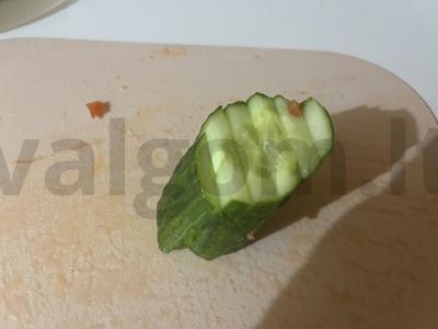 Daržovių salotas „Galvos svaigimo traškumas“ Žingsnis 7