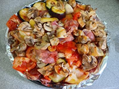 Kepta kiauliena su daržovėmis unagi padaže Žingsnis 7