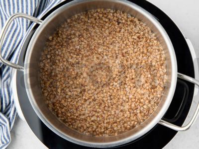 Grikių košė su tunu Žingsnis 1