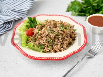 Grikių košė su tunu pagrindine nuotrauka