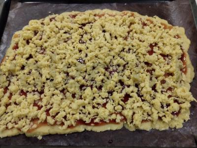 Tarkuotas pyragas su džemu „Karakum“ Žingsnis 7