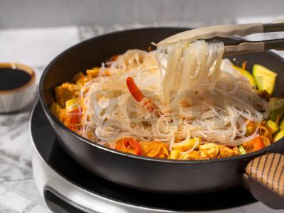 Funchosa su vištiena ir daržovėmis Žingsnis 6