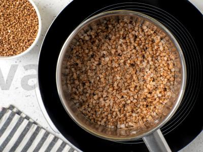 Veganiški golubcai su grikių kruopomis Žingsnis 2