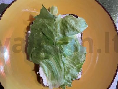 Krustingas tostukas su upėtakiu Žingsnis 3