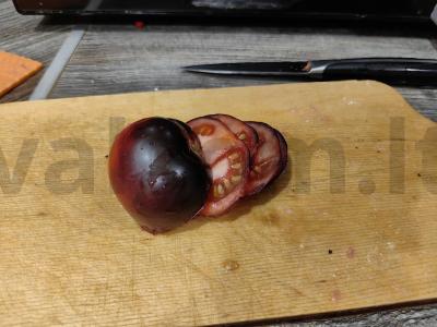 Kiaulienos kepsnys su sūrio plutele ir pomidoru Žingsnis 5