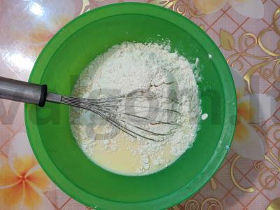 Švelnūs blynai su pienu Žingsnis 2