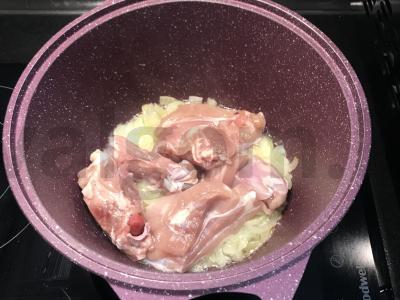 Makaronų lizdai su vištiena Žingsnis 2