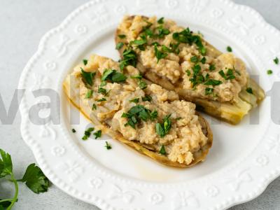 Baklažanai su tahini Žingsnis 5