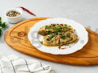 Baklažanai su tahini pagrindine nuotrauka