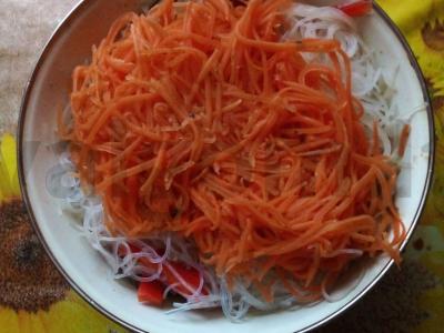 Funchosa su grybais Žingsnis 16