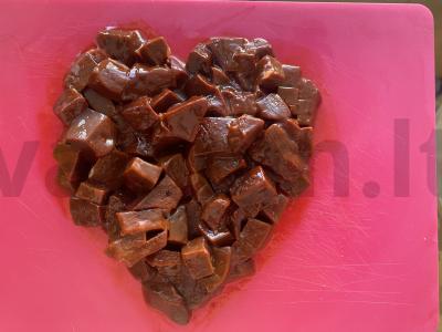 Jautienos kepenų sriuba su pomidorais „Donorska“ Žingsnis 2