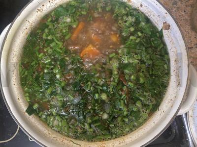 Jautienos kepenų sriuba su pomidorais „Donorska“ Žingsnis 9